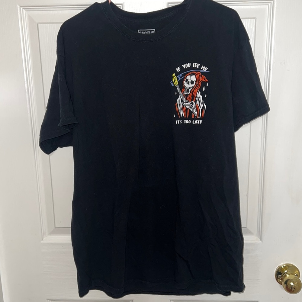 Cactus and skull reaper T